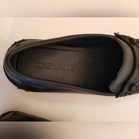 Coach Men's Mott Varsity C Drive Loafer Black Size 11 D FG2984 - Picture 13 of 17
